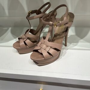 Saint Laurent Tribute Platform Sandals – Size 39.5 (US 9.5) – Worn Once